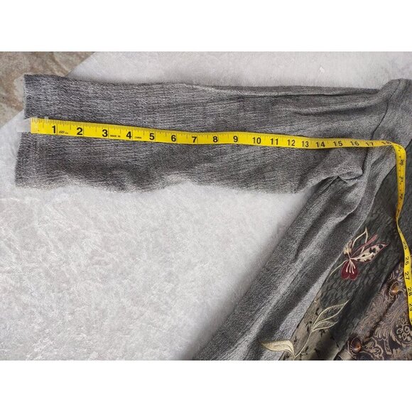 Vintage Spencer Alexis Patchwork Boho Jacket Skirt Set Cottagecore Size 6 - Picture 9 of 15